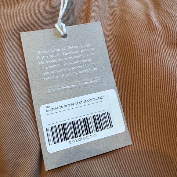 Everlane Performance Chino - Toasted Coconut - 34x28 - Picture 2 of 3